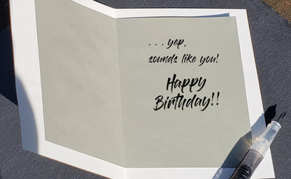 Scorpio Birthday Card