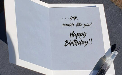 Aquarius Birthday Card