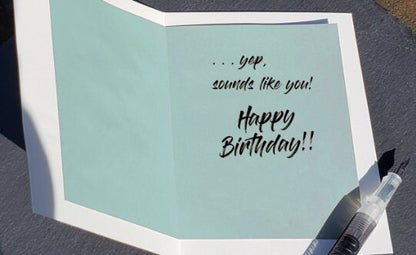 Sagittarius Birthday Card