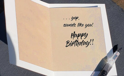 Leo Birthday Card