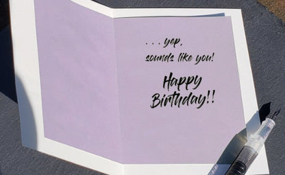 Libra Birthday Card